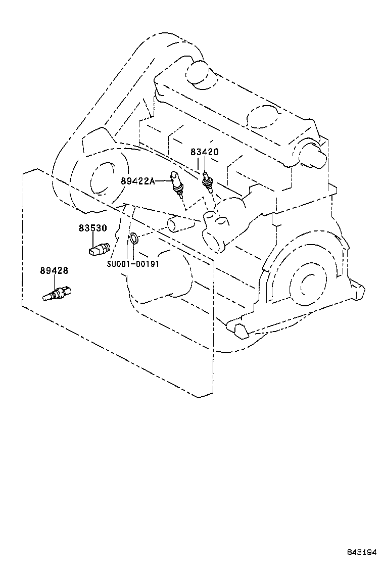 NISSAN 8353002040 - Датчик, налягане на маслото vvparts.bg