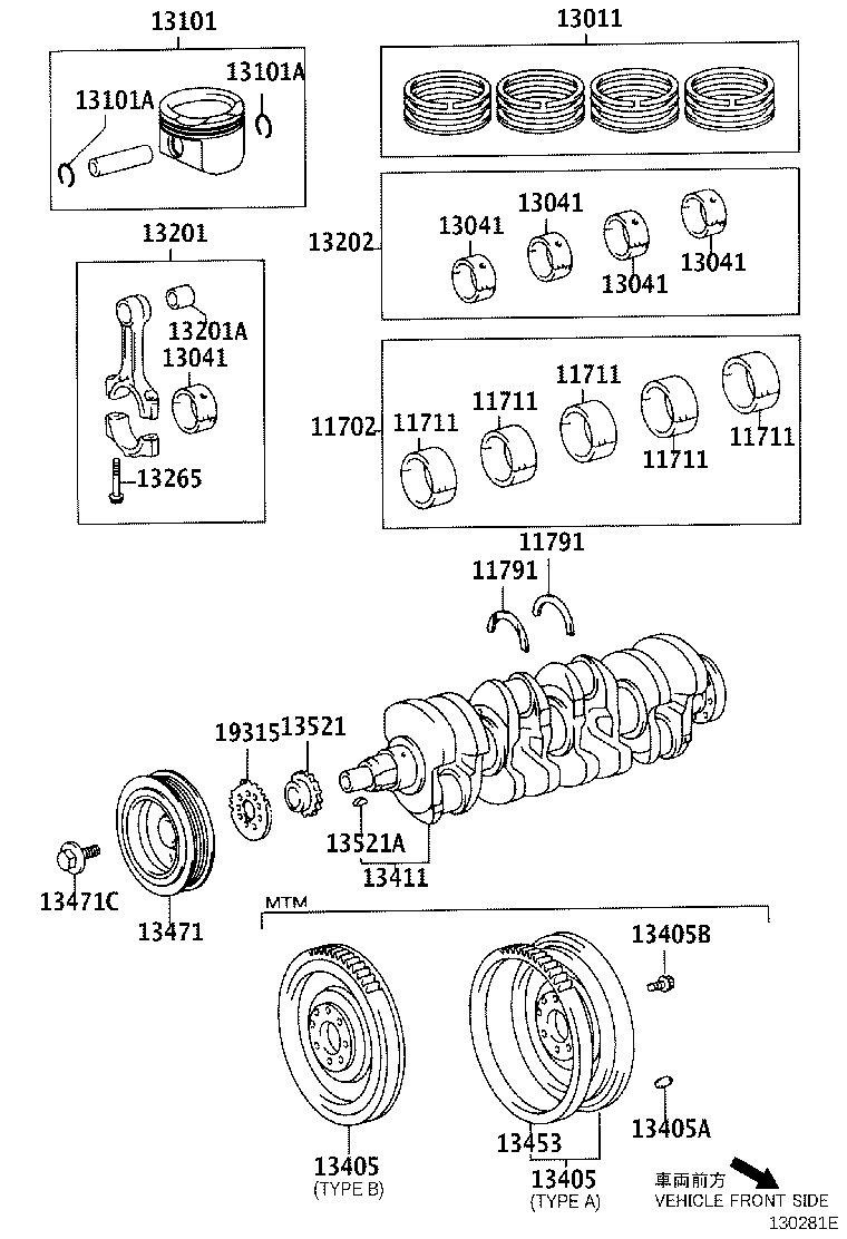 Lotus 134700D010 - Ремъчна шайба, колянов вал vvparts.bg