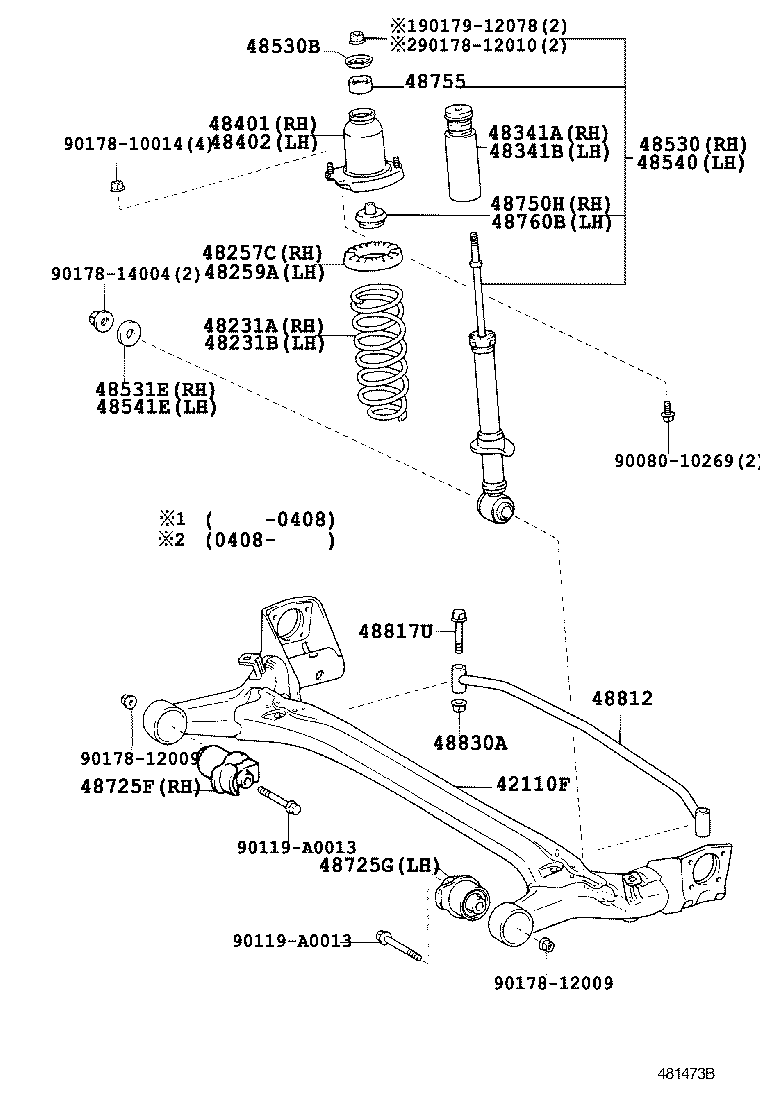 TOYOTA 4825702040 - Ударен тампон, окачване (ресьори) vvparts.bg