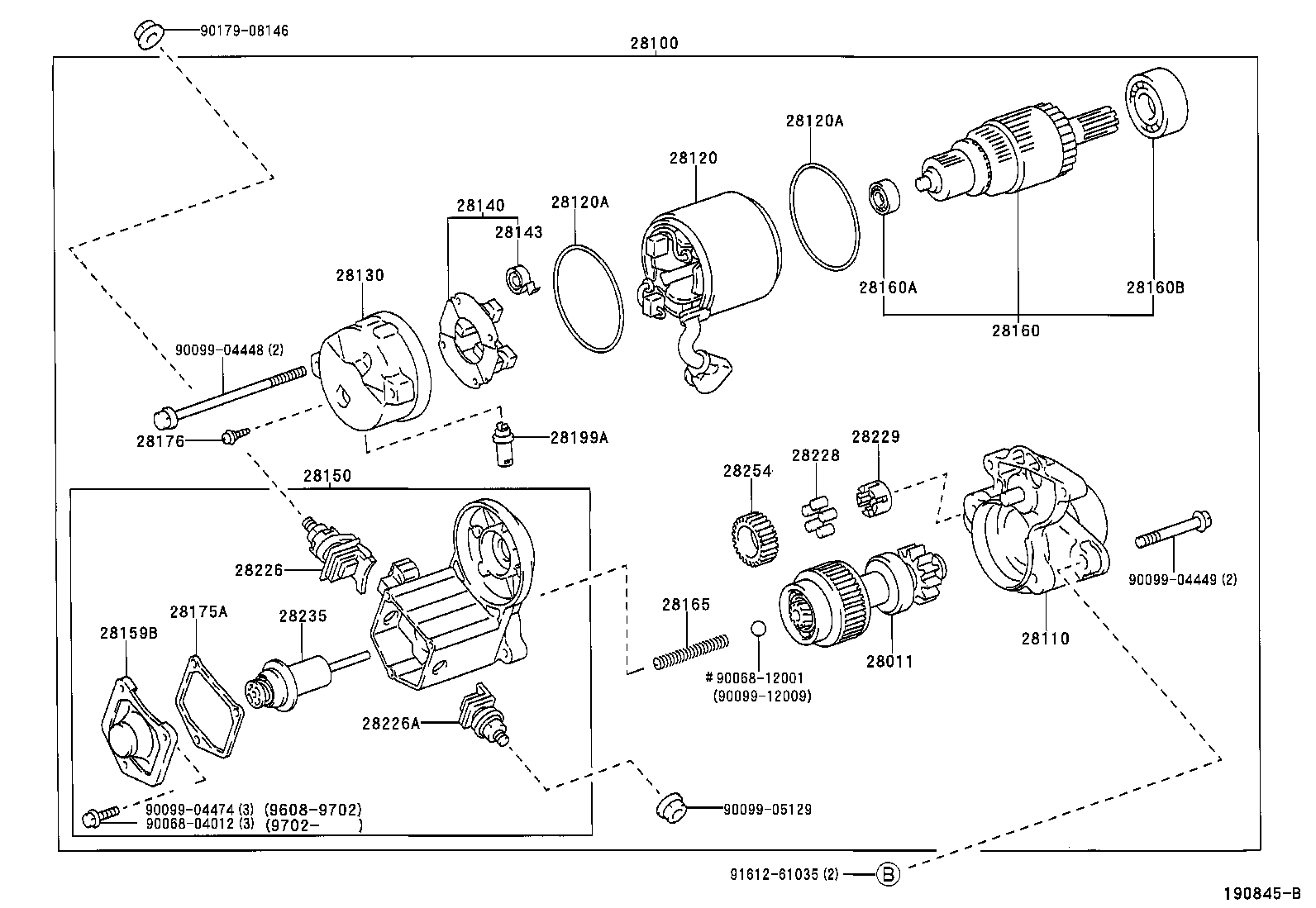 TOYOTA 2816001020 - Ротор, стартер vvparts.bg