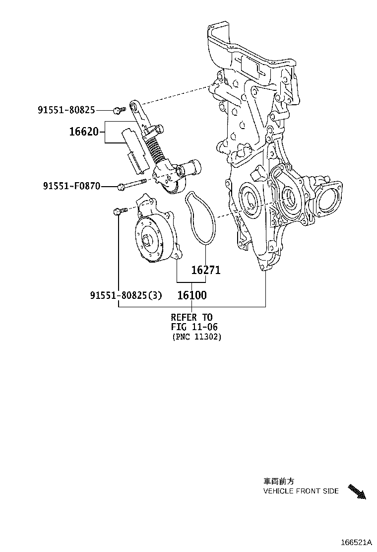 LEXUS 16100-39565 - Водна помпа vvparts.bg