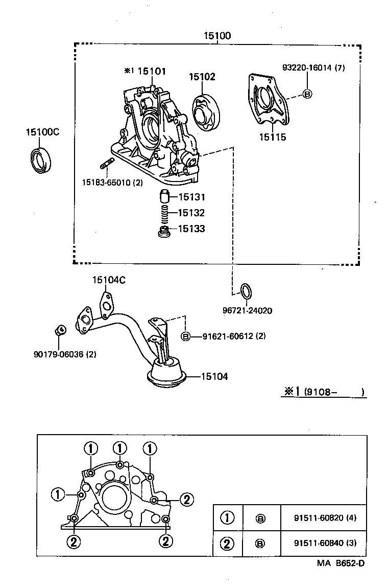 TOYOTA 90311-40013 - Семеринг, колянов вал vvparts.bg