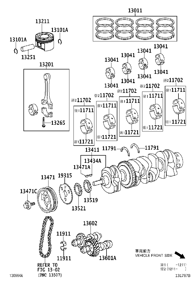 LEXUS 13521-0H050 - GEAR OR SPROCKET, CRANKSHAFT TIMING vvparts.bg