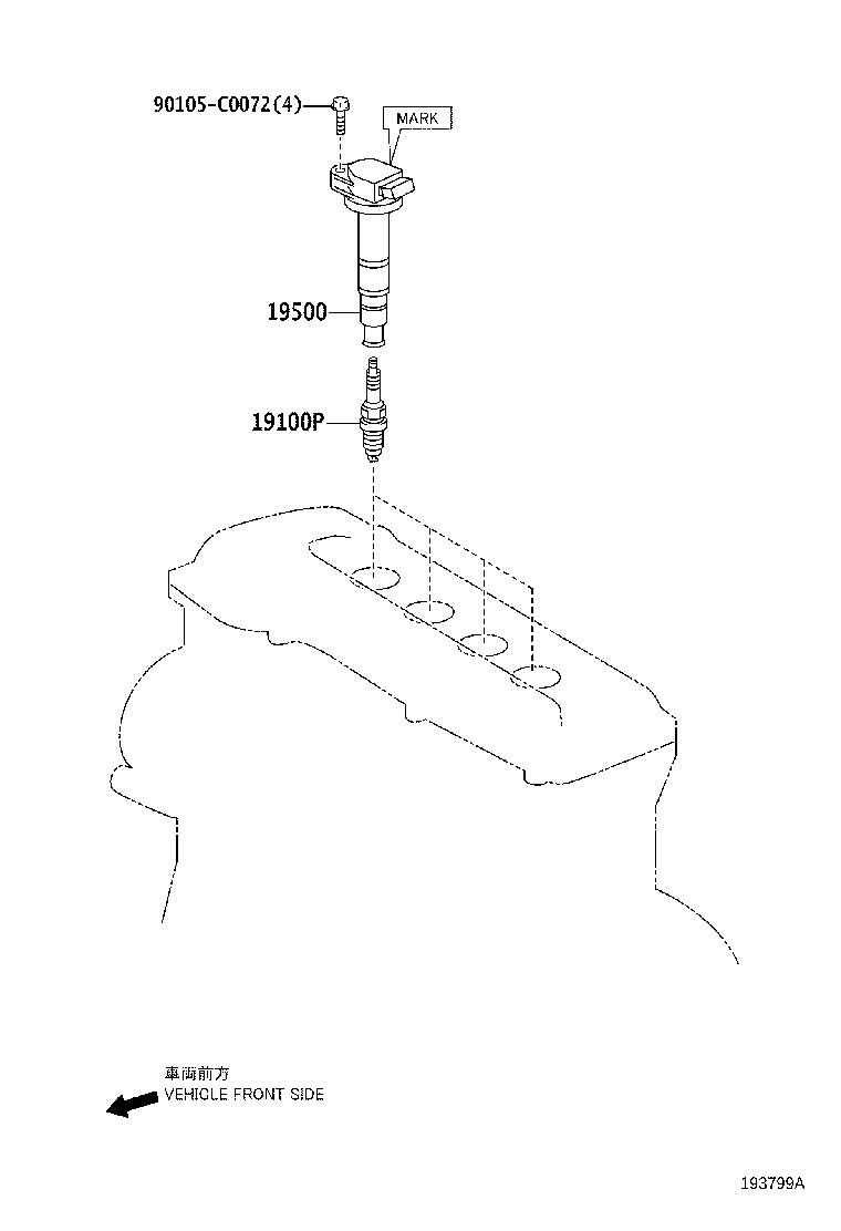 LEXUS 90919-02260 - Запалителна бобина vvparts.bg