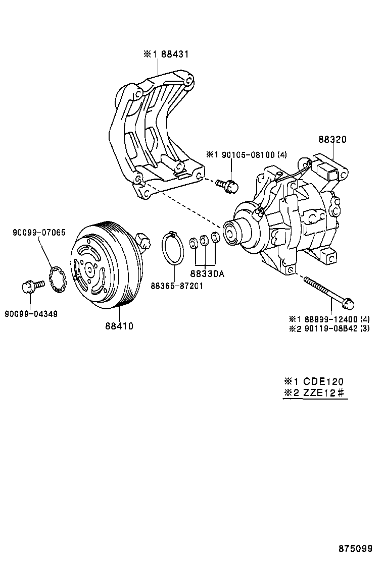 Volvo 88320-1A550 - COMPRESSOR ASSY, COOLER vvparts.bg