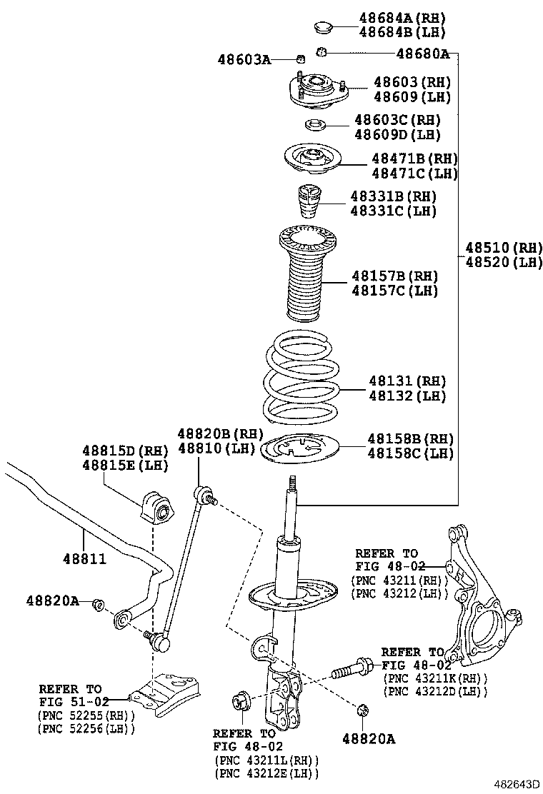 LEXUS 48609-02161 - Тампон на макферсън vvparts.bg