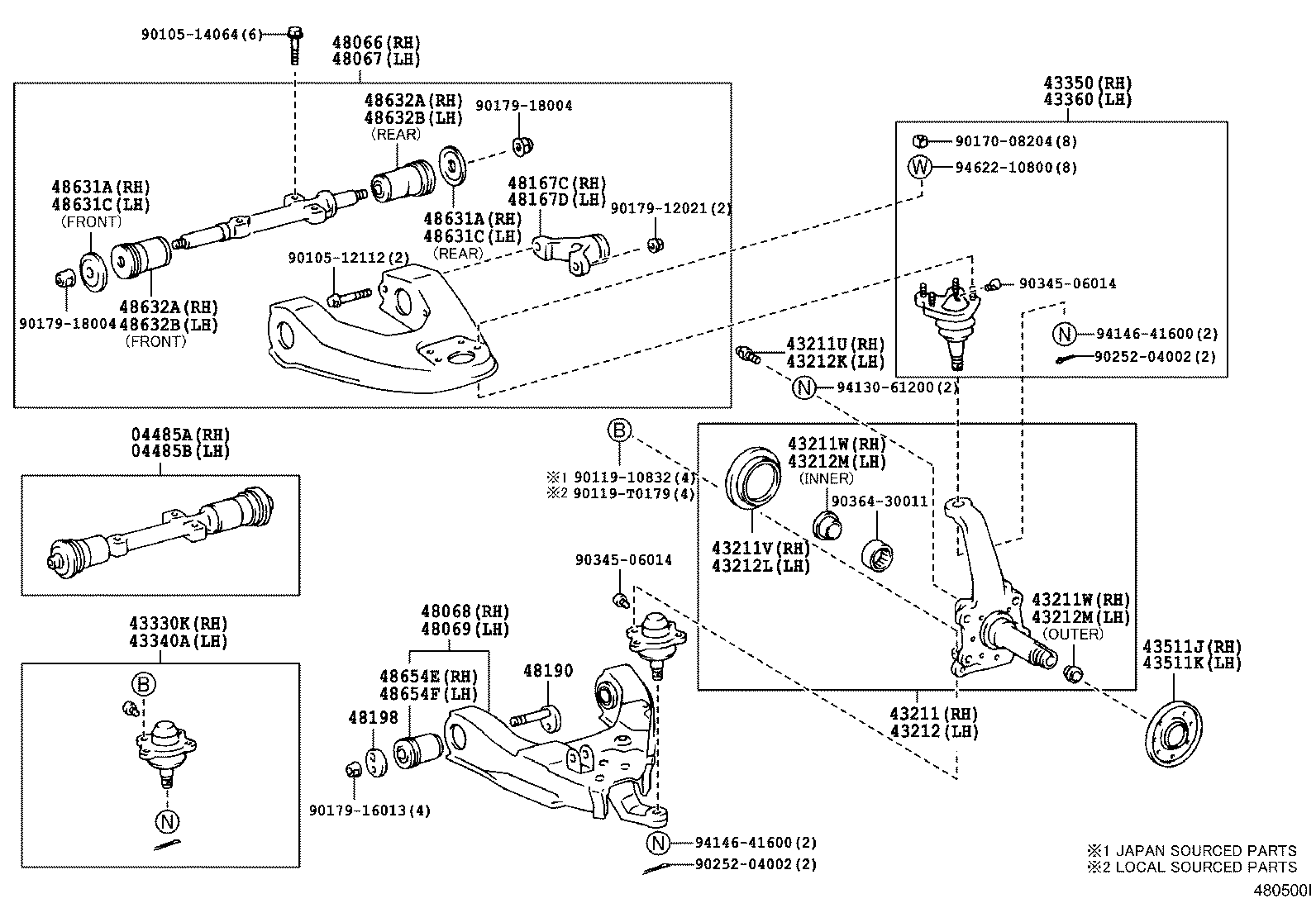 Suzuki 4863226010 - Тампон, носач vvparts.bg