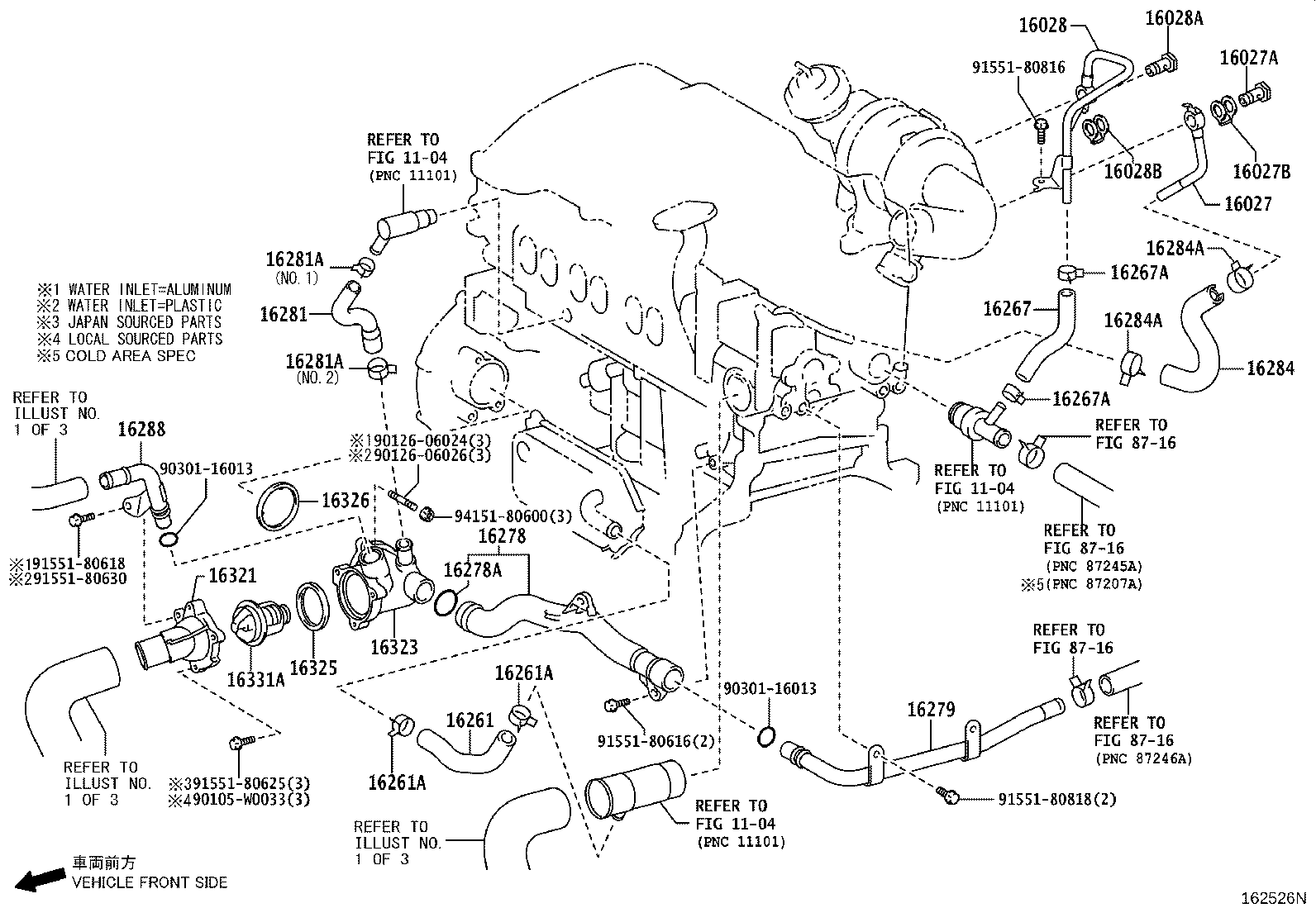 LEXUS 90916-03125 - Термостат, охладителна течност vvparts.bg