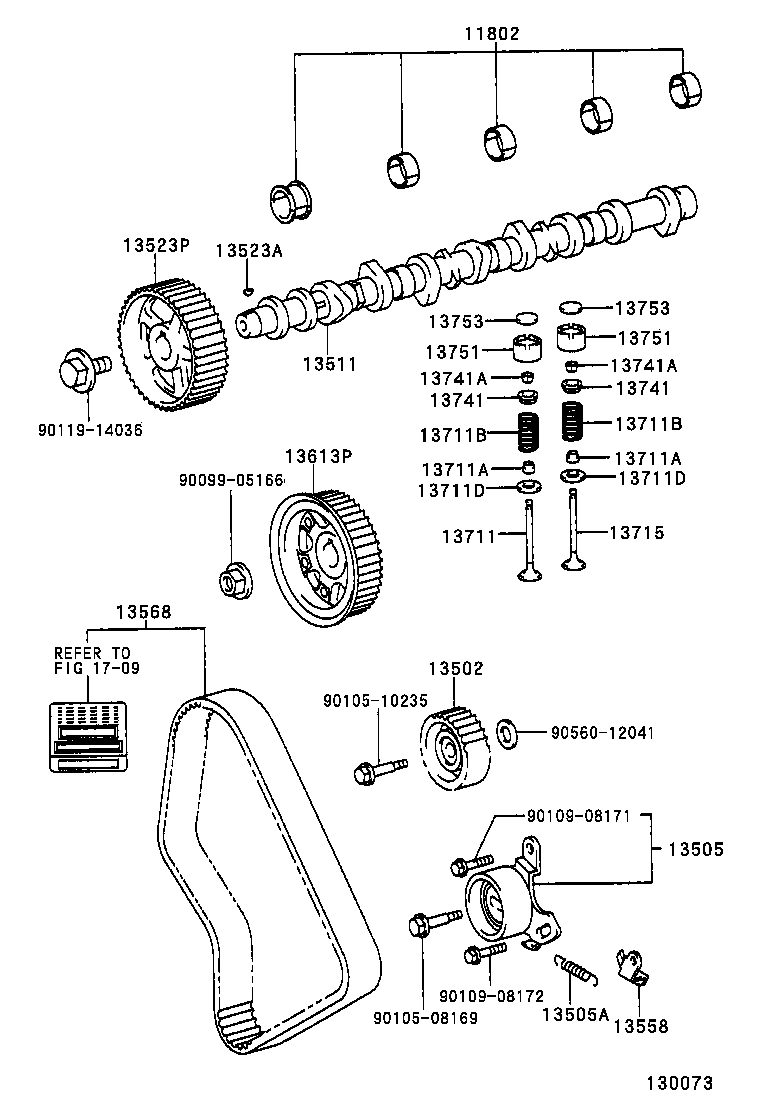 Suzuki 1356859066 - Ангренажен ремък vvparts.bg