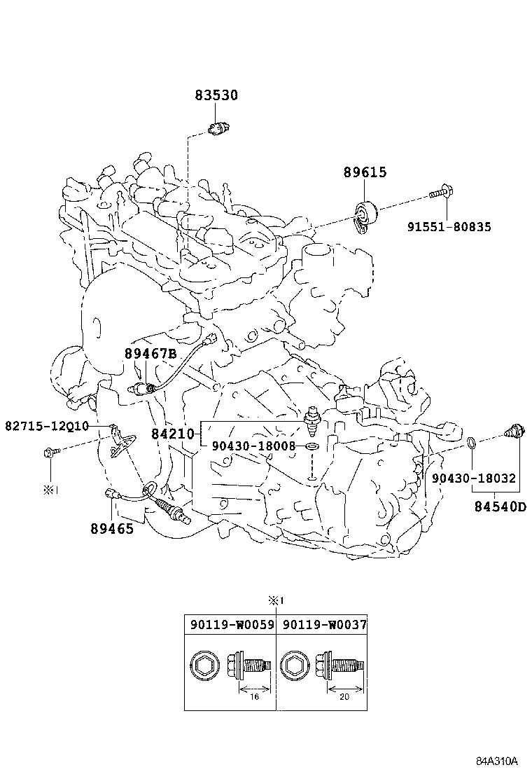 Daihatsu 89467-52090 - Ламбда-сонда vvparts.bg