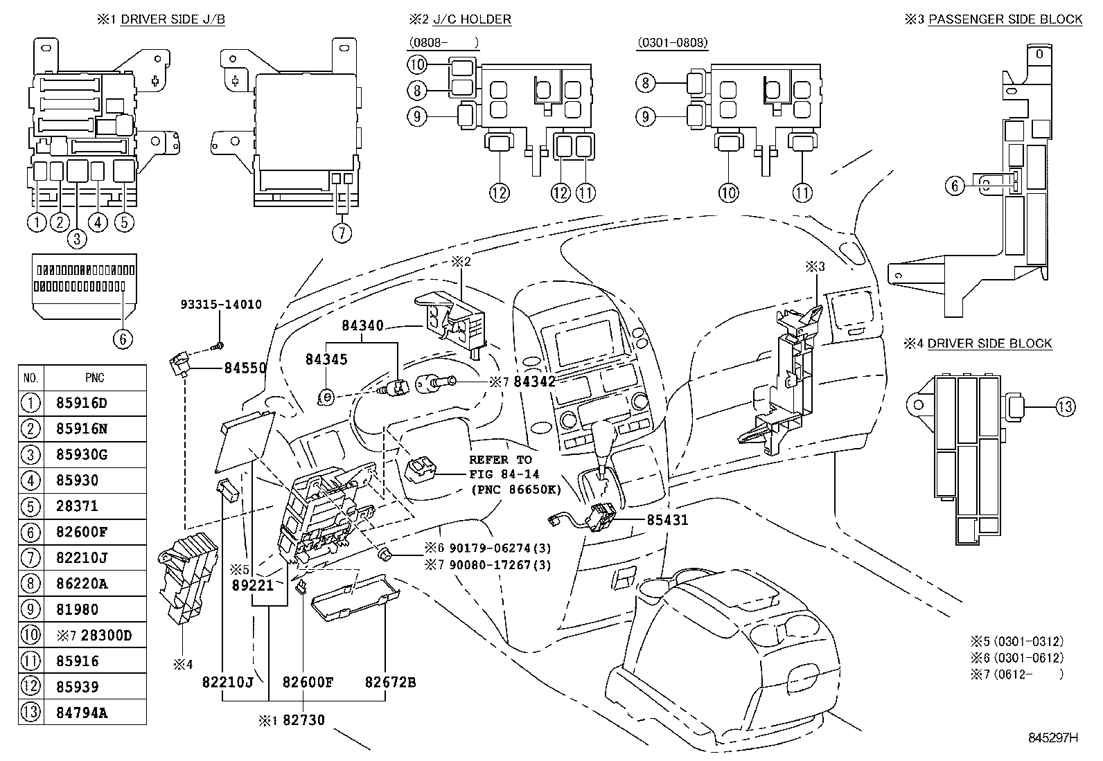 TOYOTA 90084-98032 - Реле vvparts.bg