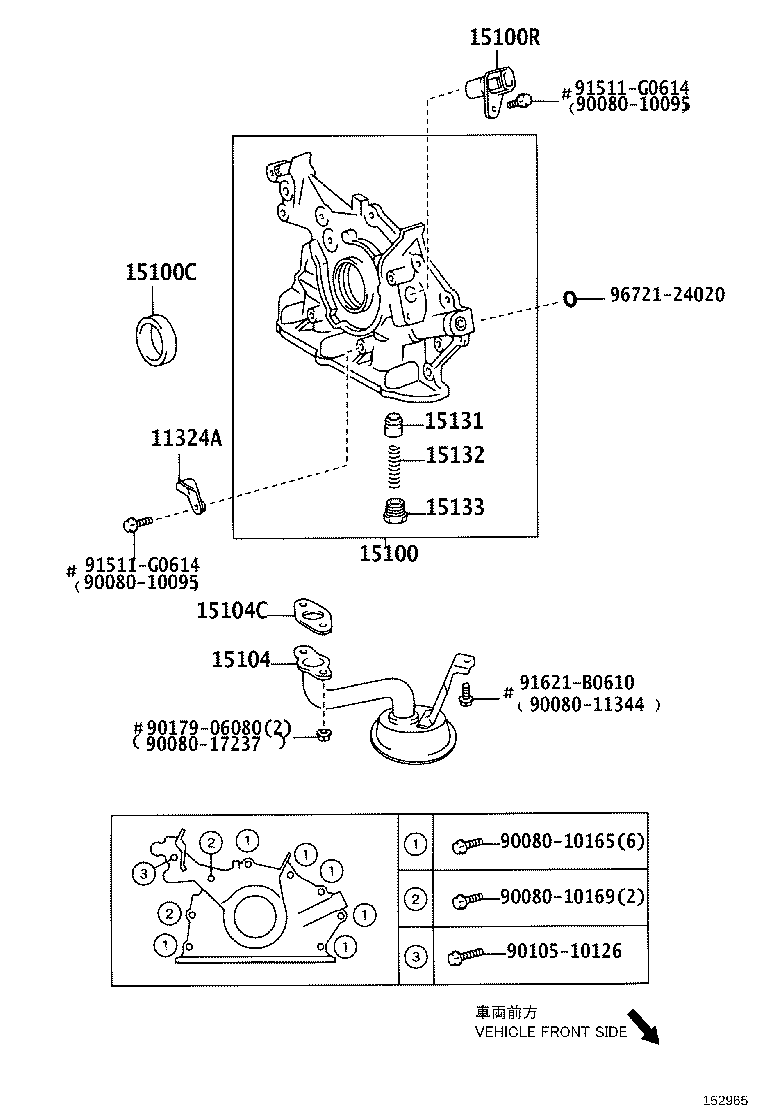 TOYOTA 9008031034 - Семеринг, вал на междинна предавка vvparts.bg