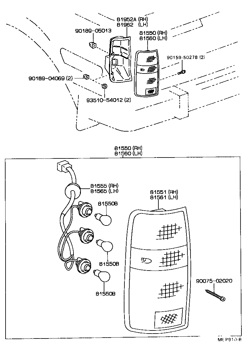 TOYOTA 9913211270 - Крушка с нагреваема жичка, задни светлини / за мъгла vvparts.bg