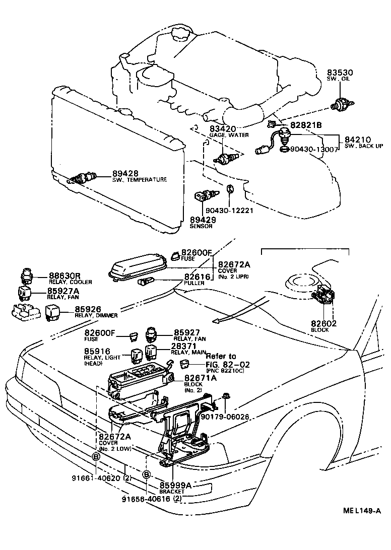 TOYOTA 83530-14030 - Датчик, налягане на маслото vvparts.bg