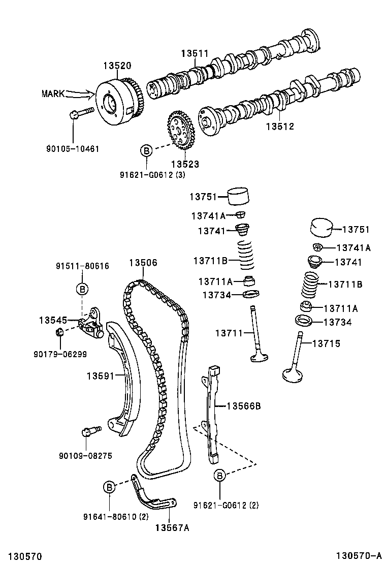 LEXUS 1359123020 - ARM, TIMING CHAIN TENSION vvparts.bg