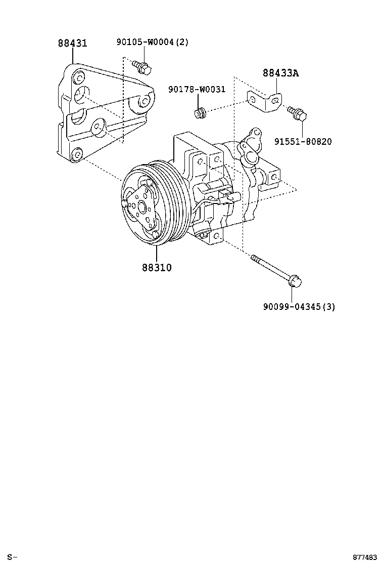 PEUGEOT 883100H010 - Компресор, климатизация vvparts.bg