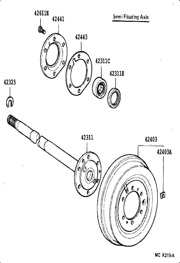 TOYOTA 9036547013 - Комплект колесен лагер vvparts.bg