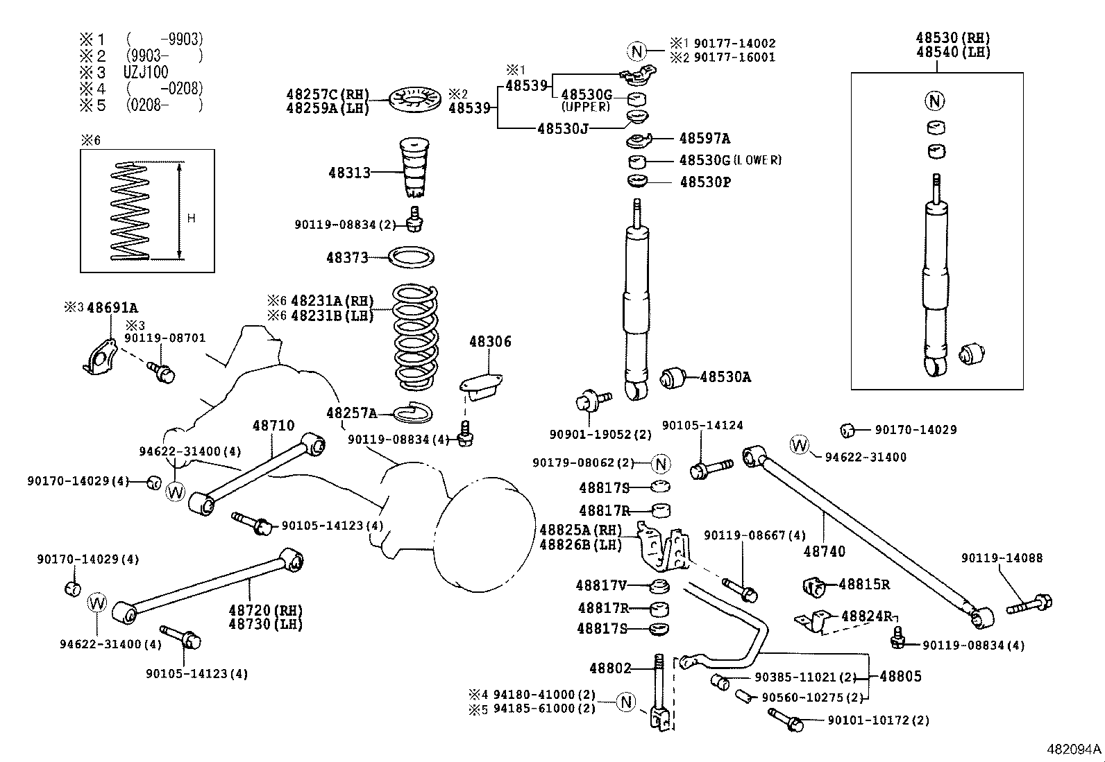 LEXUS 4871060070 - Главен фар vvparts.bg