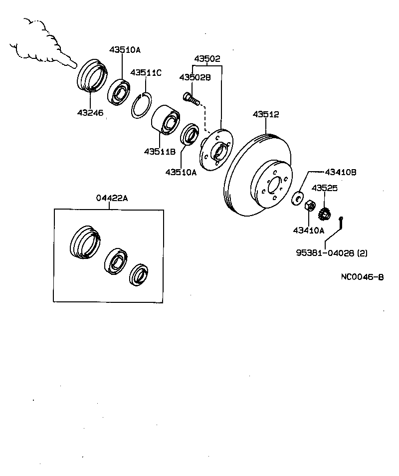 WIESMANN 43512-12480 - Спирачен диск vvparts.bg