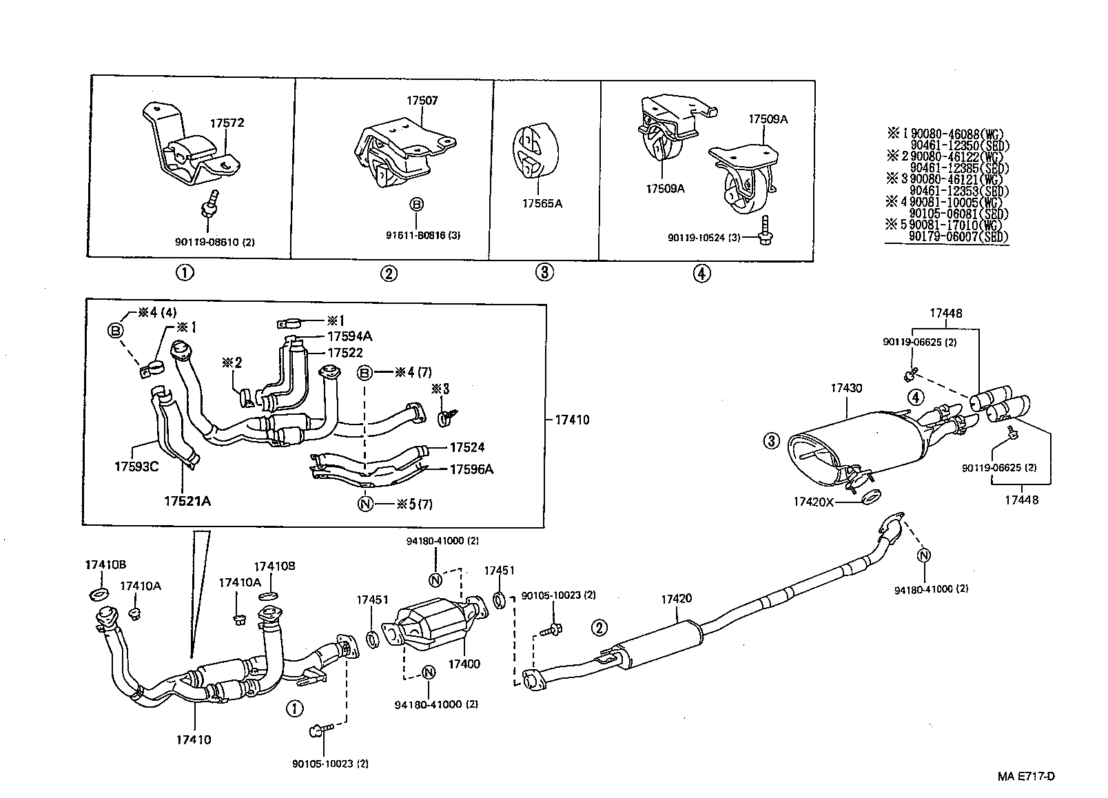 TOYOTA 17565-74280 - Лагерна втулка, стабилизатор vvparts.bg