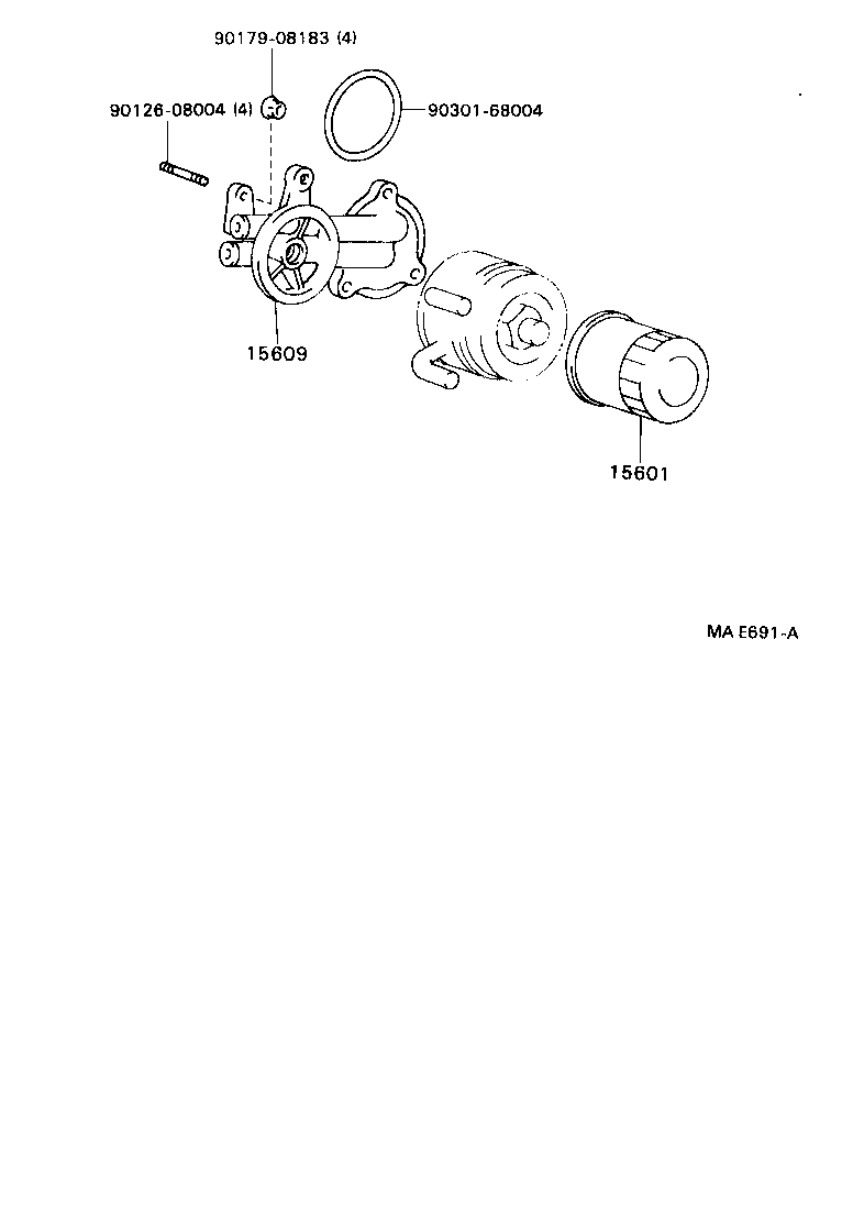 Opel 90915-20001 - Маслен филтър vvparts.bg