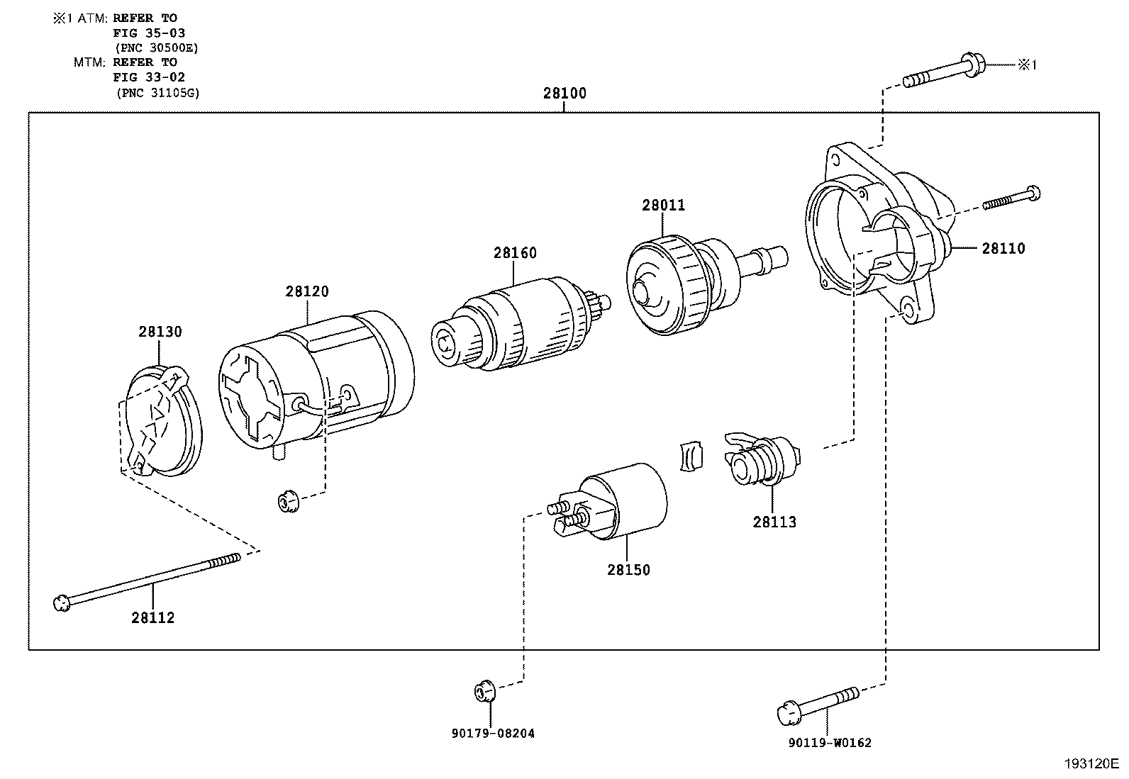 TOYOTA 281000R021 - Стартер vvparts.bg