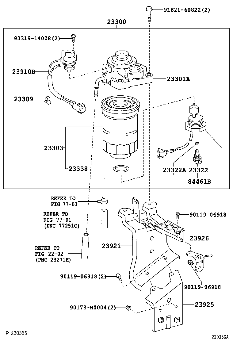 RENAULT 2339033010 - Горивен филтър vvparts.bg