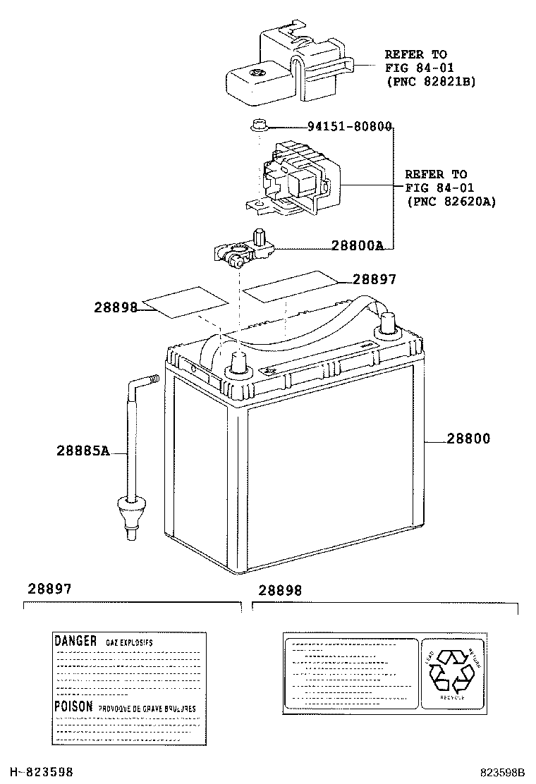 TOYOTA 2880021170 - Стартов акумулатор vvparts.bg