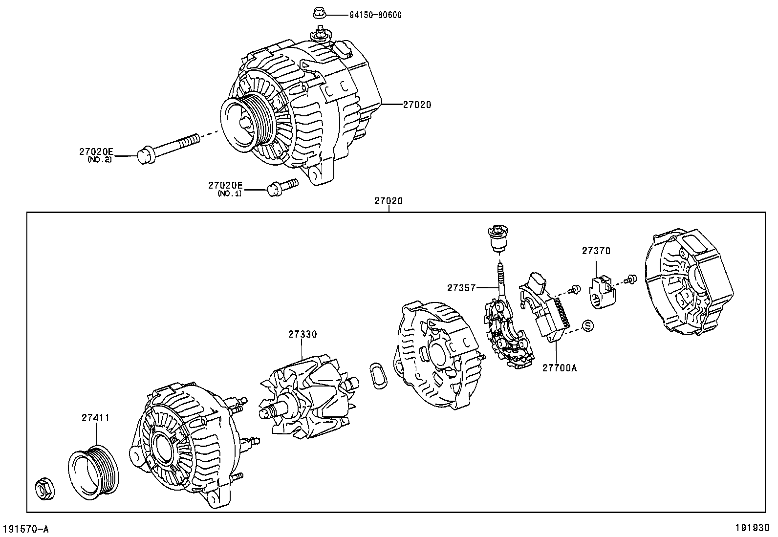 WIESMANN 27060-28110 - Генератор vvparts.bg