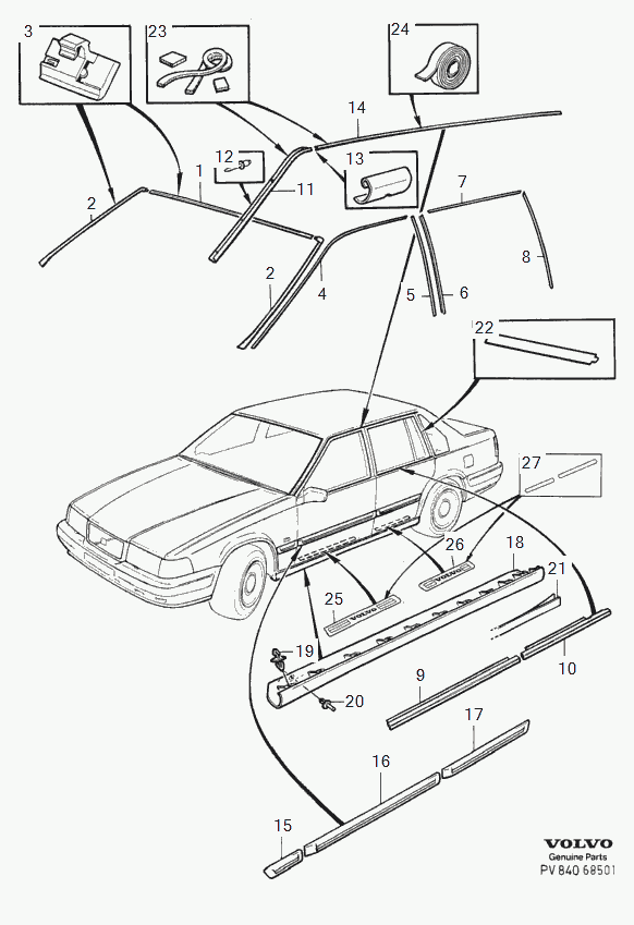 Cummins 3536915 - Gcp trim moulding, L.H. vvparts.bg