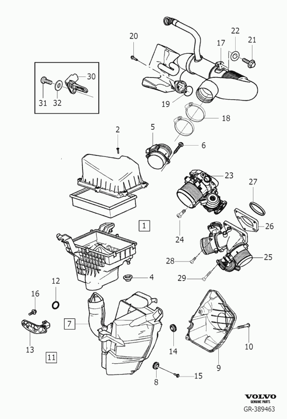 SAAB 8683560 - Въздушен филтър vvparts.bg