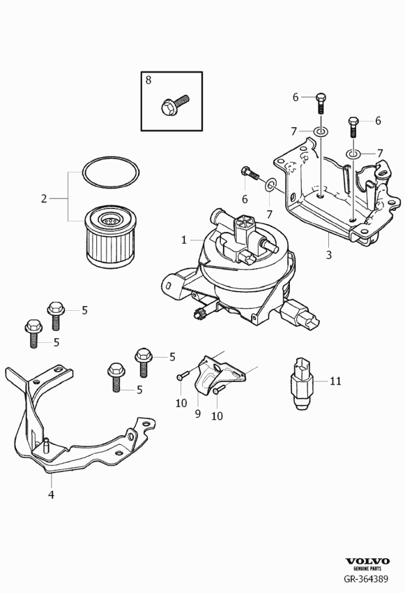 PEUGEOT 8653668 - Горивен филтър vvparts.bg