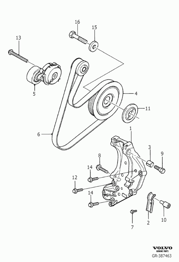 Vauxhall 30777660 - Пистов ремък vvparts.bg