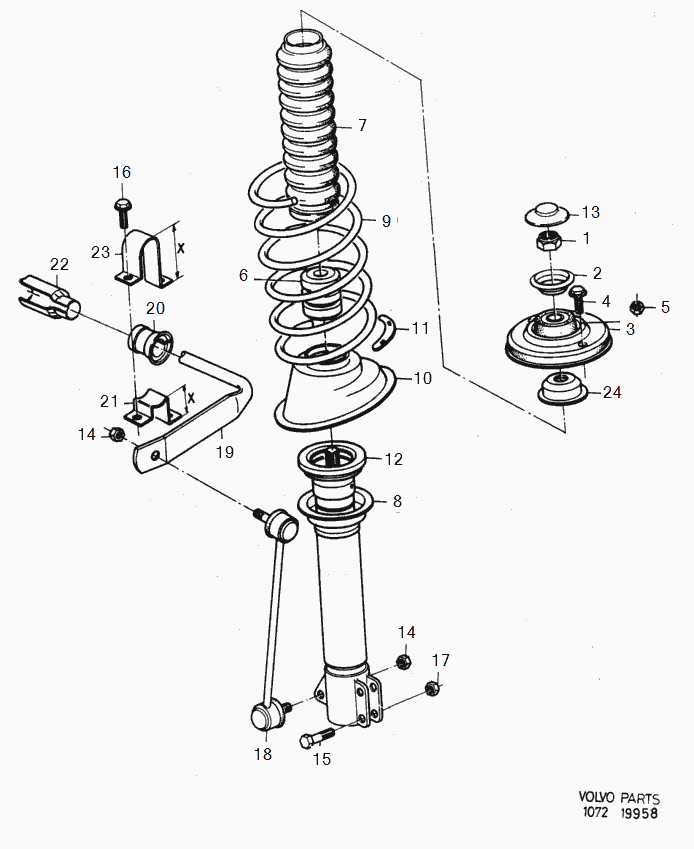 RENAULT 3411070 - Лагерна макферсъна vvparts.bg