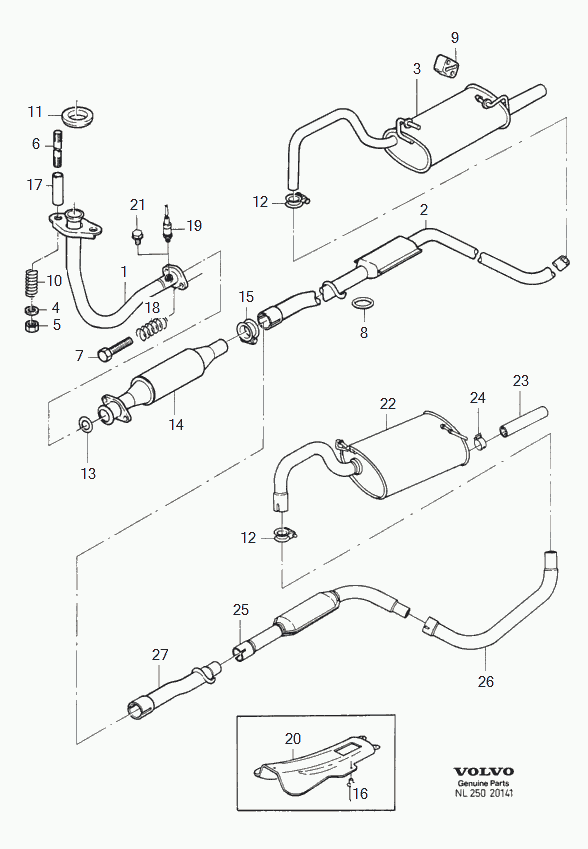 Volvo 3474457 - Ламбда-сонда vvparts.bg