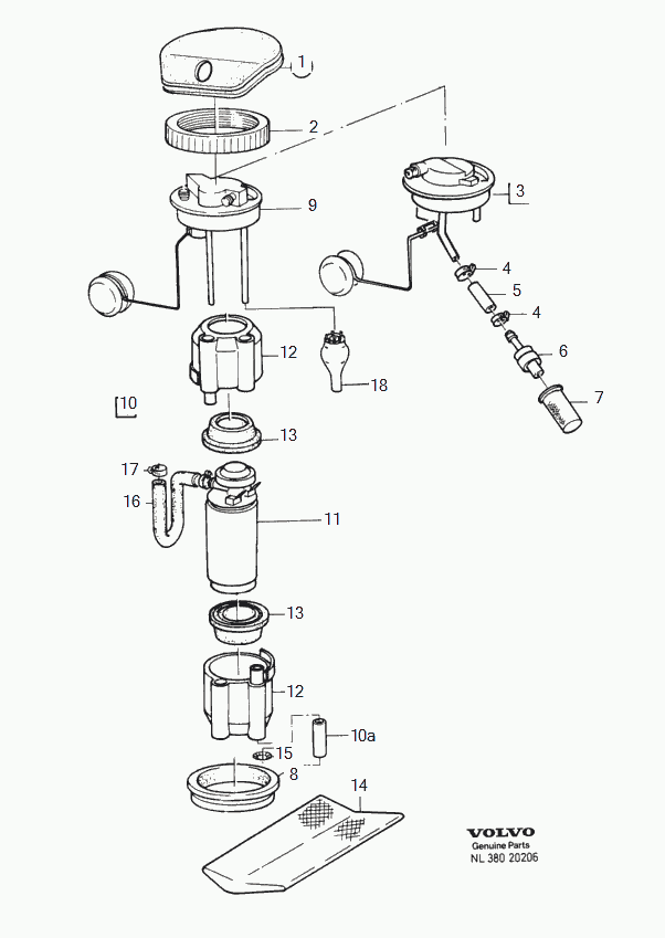 Volvo 988022 - Затягаща скоба vvparts.bg