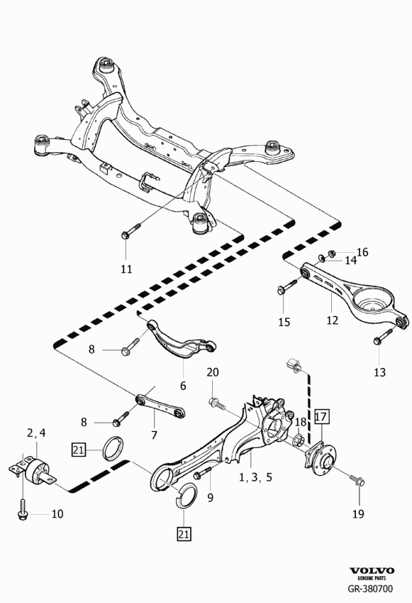 FORD 31262930 - Носач, окачване на колелата vvparts.bg