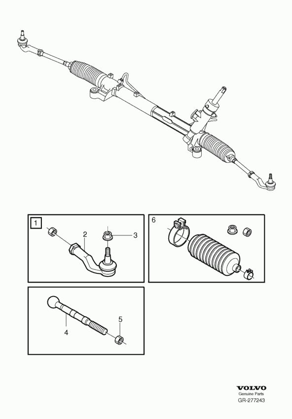 Volvo 31201413 - Накрайник на напречна кормилна щанга vvparts.bg