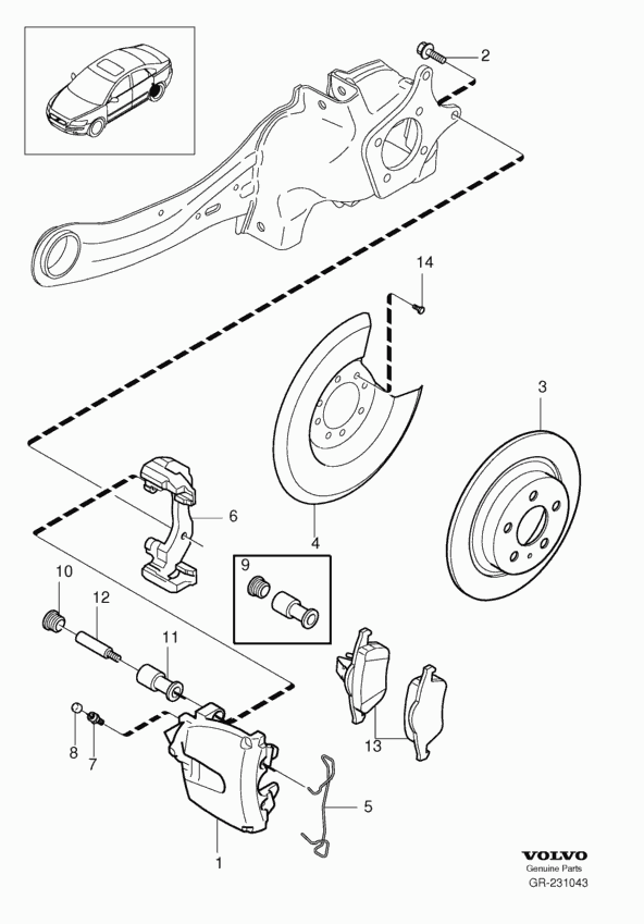 Vauxhall 31341331 - Комплект спирачно феродо, дискови спирачки vvparts.bg