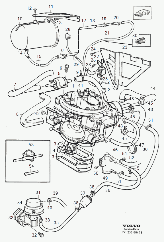 Volvo 464728 - Горивен филтър vvparts.bg