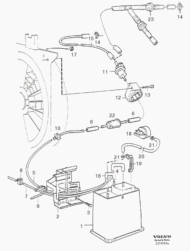 Volvo 9186744 - Горивен филтър vvparts.bg