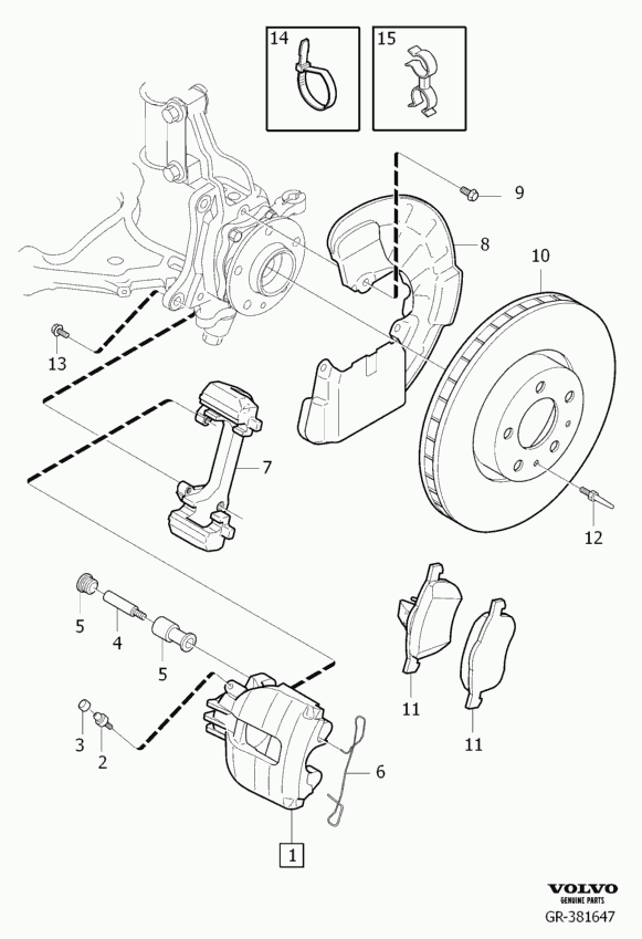 Volvo 8251317 - Спирачен апарат vvparts.bg