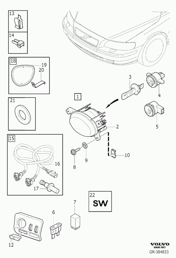 Volvo 30765031 - Реле, работен ток vvparts.bg