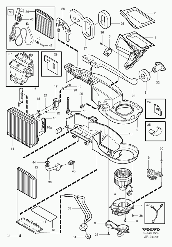 Volvo 30630752 - Филтър купе (поленов филтър) vvparts.bg