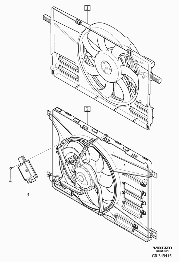 FORD 31368867 - Вентилатор, охлаждане на двигателя vvparts.bg