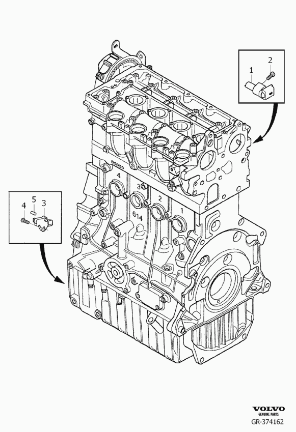 Volvo 30725885 - Датчик, положение на разпределителния вал vvparts.bg