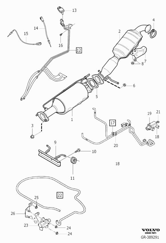 Volvo 31216025 - Преобразувател на налягане vvparts.bg