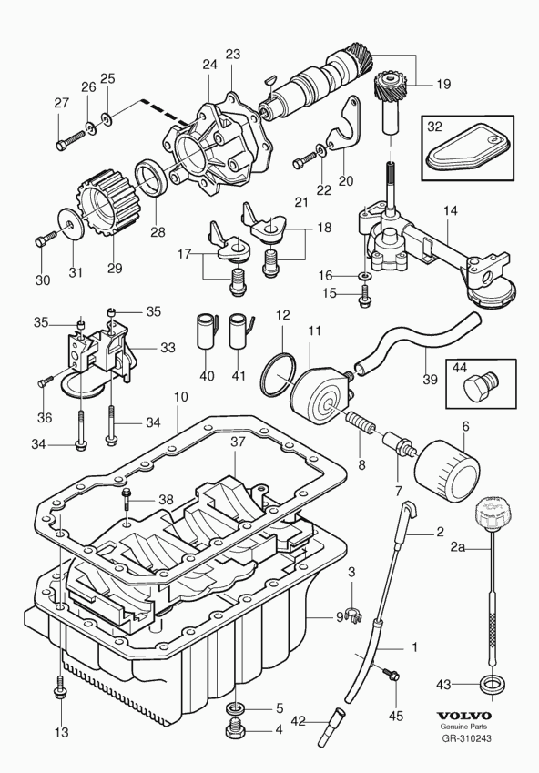 Volvo 31 251 147 - Уплътнение, маслоутаител vvparts.bg