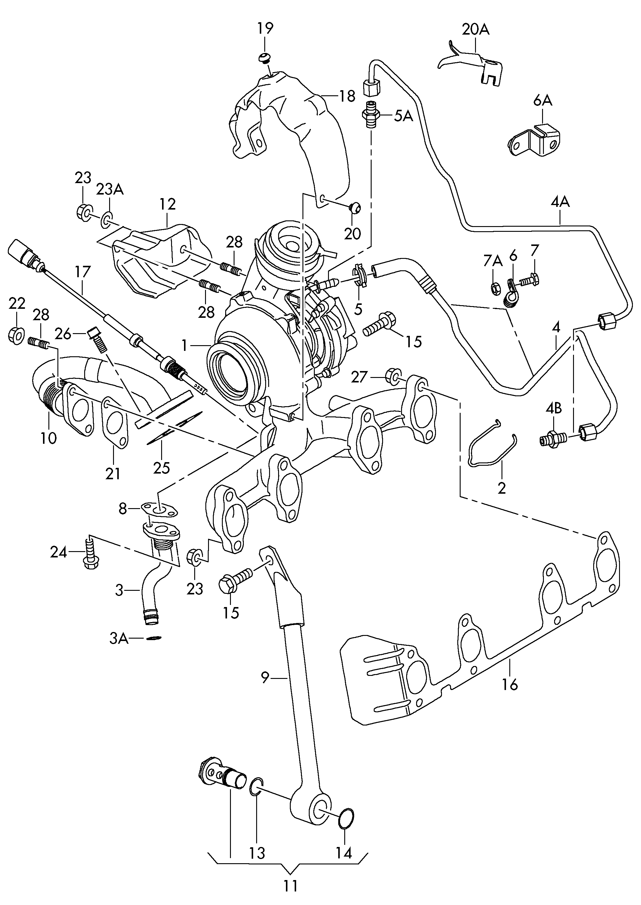 Seat 03L 906 088 BS - Датчик, температура на изгорелите газове vvparts.bg