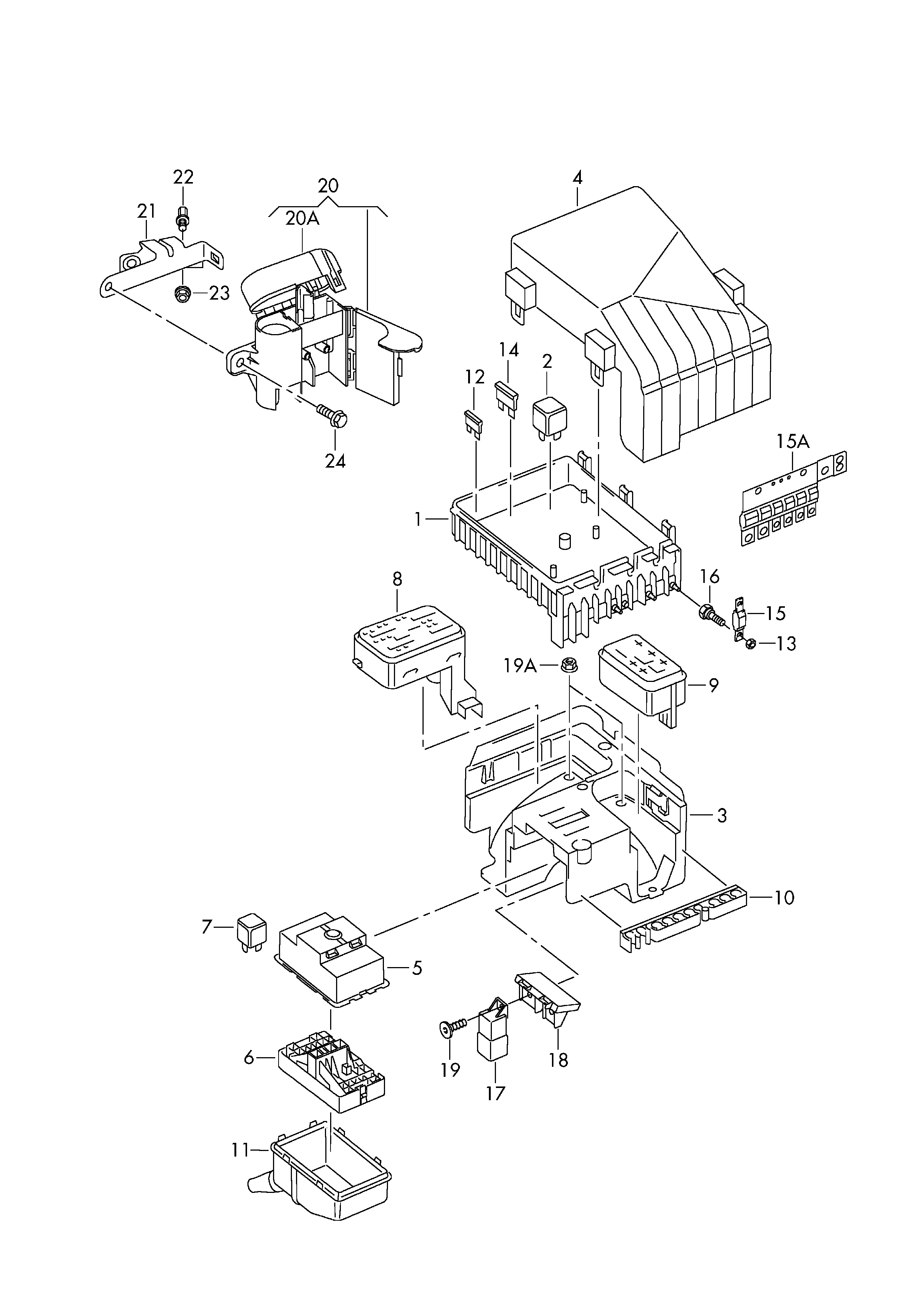 VAG 3D0 951 253 A - Мулти функционално реле vvparts.bg